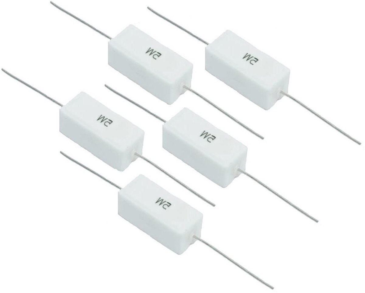 Keramische Weerstand - Weerstand Pack - Elektronica Reparatie - Hoge Wattage - 120 Ohm - Wit
