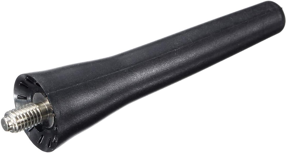 Korte Stubby Antenne - Zwart - ABS + Metaal - Verhoogde ontvangst voor Peugeot en Citroen - ShopVlot