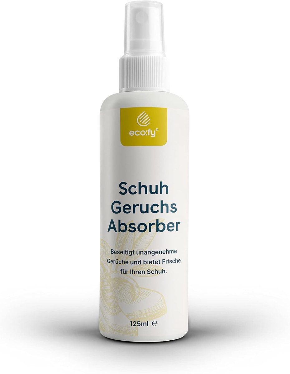 SnelShoppen - Schoen Geurabsorber Spray voor Leren Schoenen, Geurverwijderaar 125ml, Duurzaam en Effectief, Ideaal voor Dagelijks Gebruik