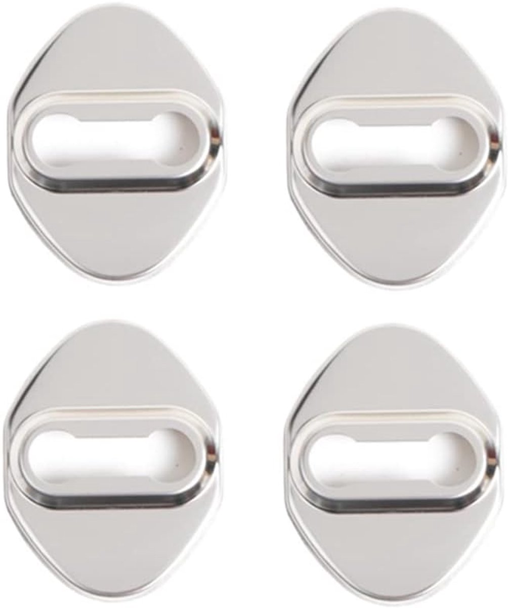 SnelShoppen - Car Door Lock Cover Protector - Hoogwaardige RVS Deurslot Trim Cover voor H-onda A-ccord C-ivic CR-V XR-V HR-V UR-V Odyssey Crosstour Pi