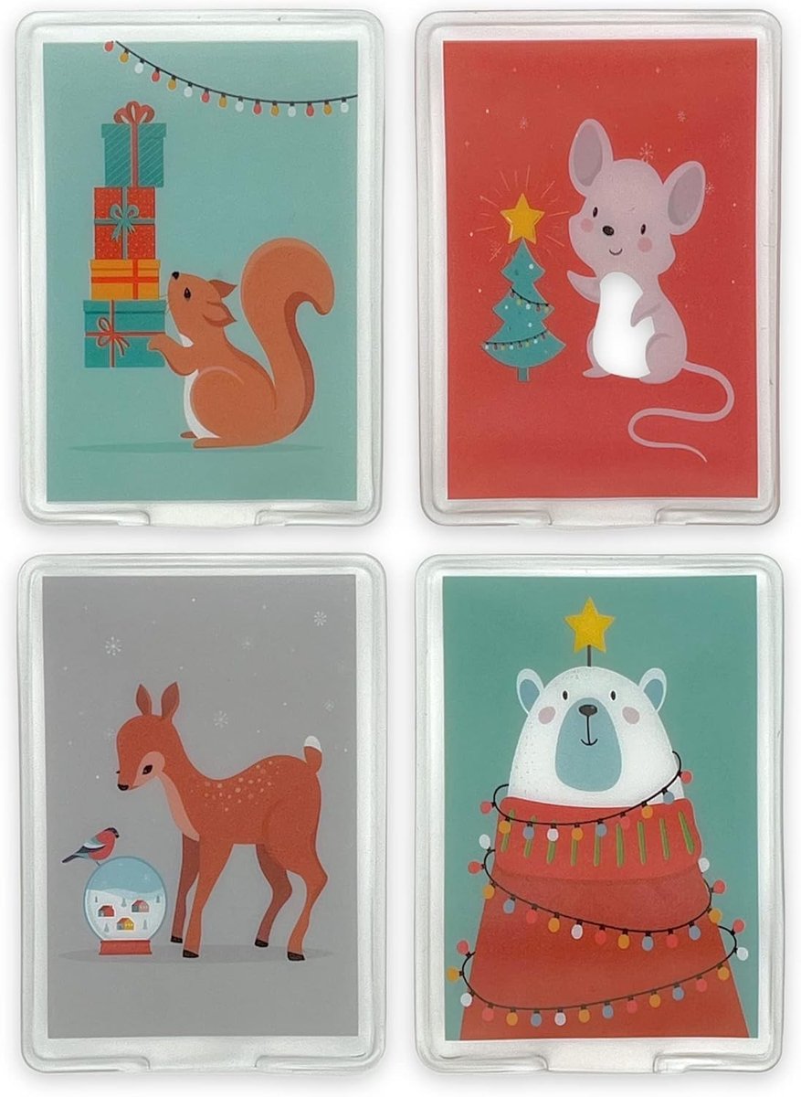 SnelShoppen - Handwarmers Set, Herbruikbare Pocketwarmers met Motieven, Warmtepad voor Koude Dagen, Ideaal voor Buiten en Binnen