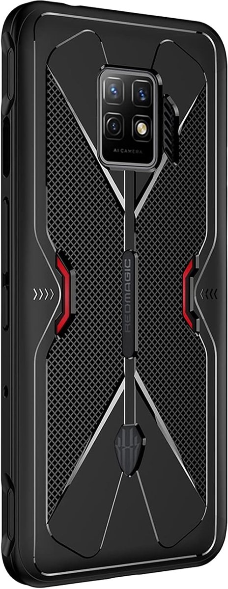 SnelShoppen - Slimme Telefoonhoes voor Nubia Red Magic 7 Pro/7S Pro, Zachte TPU Beschermhoes, Anti-Vingerafdruk, Schokbestendig, Dun en Lichtgewicht,