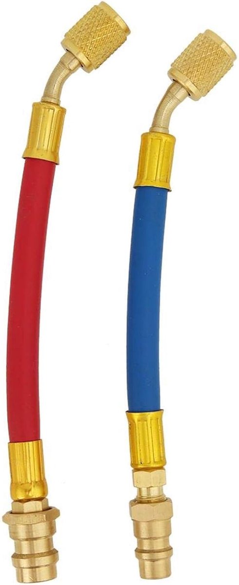 Airconditioning Adapters - 2 Stuks - R134A naar R12 - Hoogwaardige Messing Verbinding - SnelShoppen