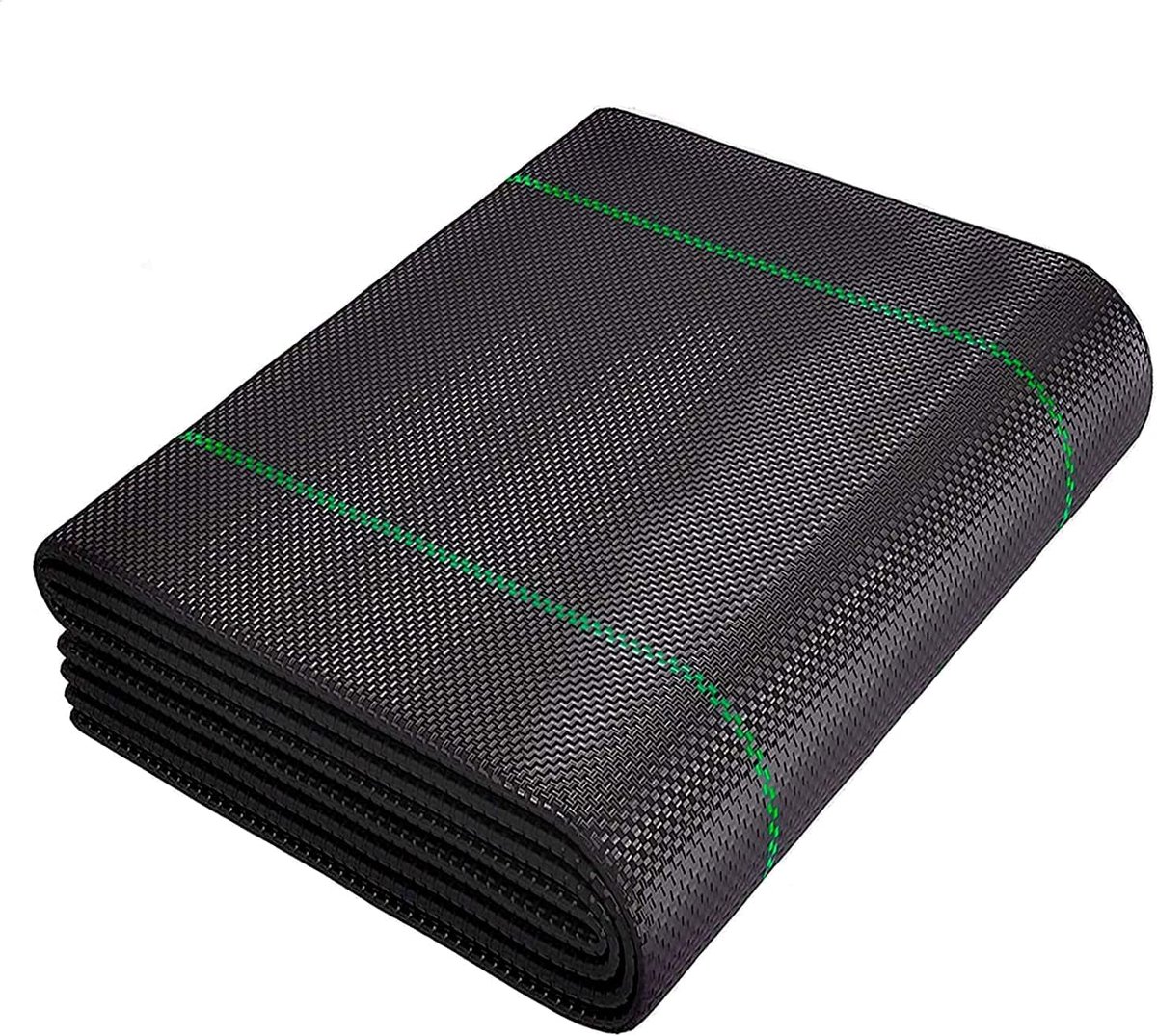Weed Barrier 2m x 5m - Zwarte Woven Tuinmat voor Onkruidbestrijding