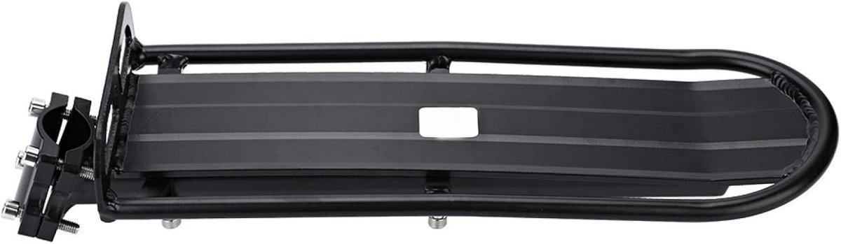 Bicycle Rear Seat Luggage Rack voor Mountainbike - Fiets Bagagedrager van Aluminium voor Fietszitje - Gemakkelijk te Bevestigen aan Zadelpen - Fietsaccessoire - Fiets Bagagedrager met Houder
