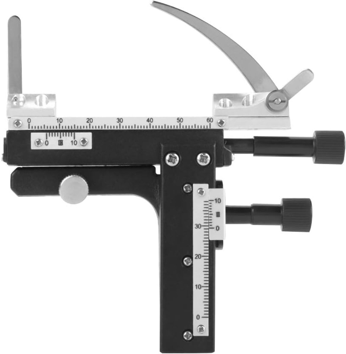 SnelShoppen - Microscoop beweegbaar platform, hechtbare mechanische tafel, hoogprecisie bewegende kaliper regelaar van aluminiumlegering, voor microsc