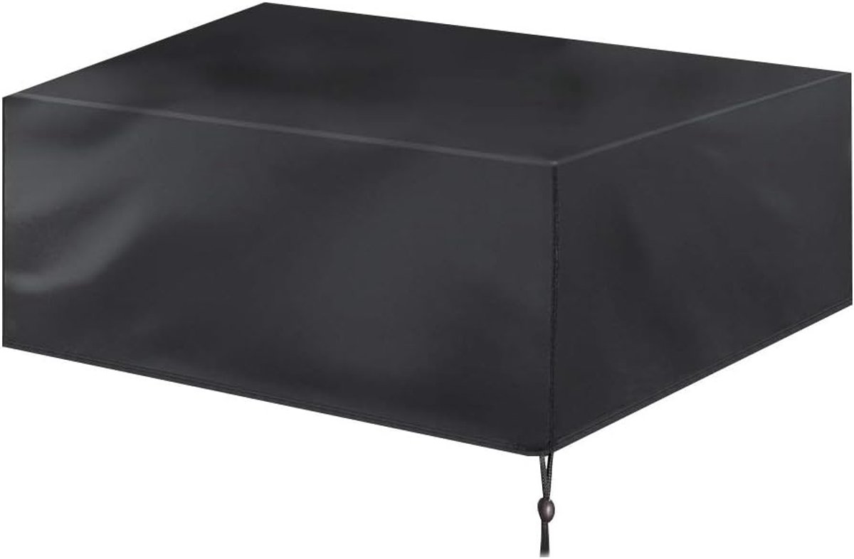 SnelShoppen - Waterdichte Tuinmeubelhoes voor Tafel en Stoelen - Grote Rechthoekige Beschermhoes van Elastisch Nylon - Ideaal voor Rattan Meubilair, T