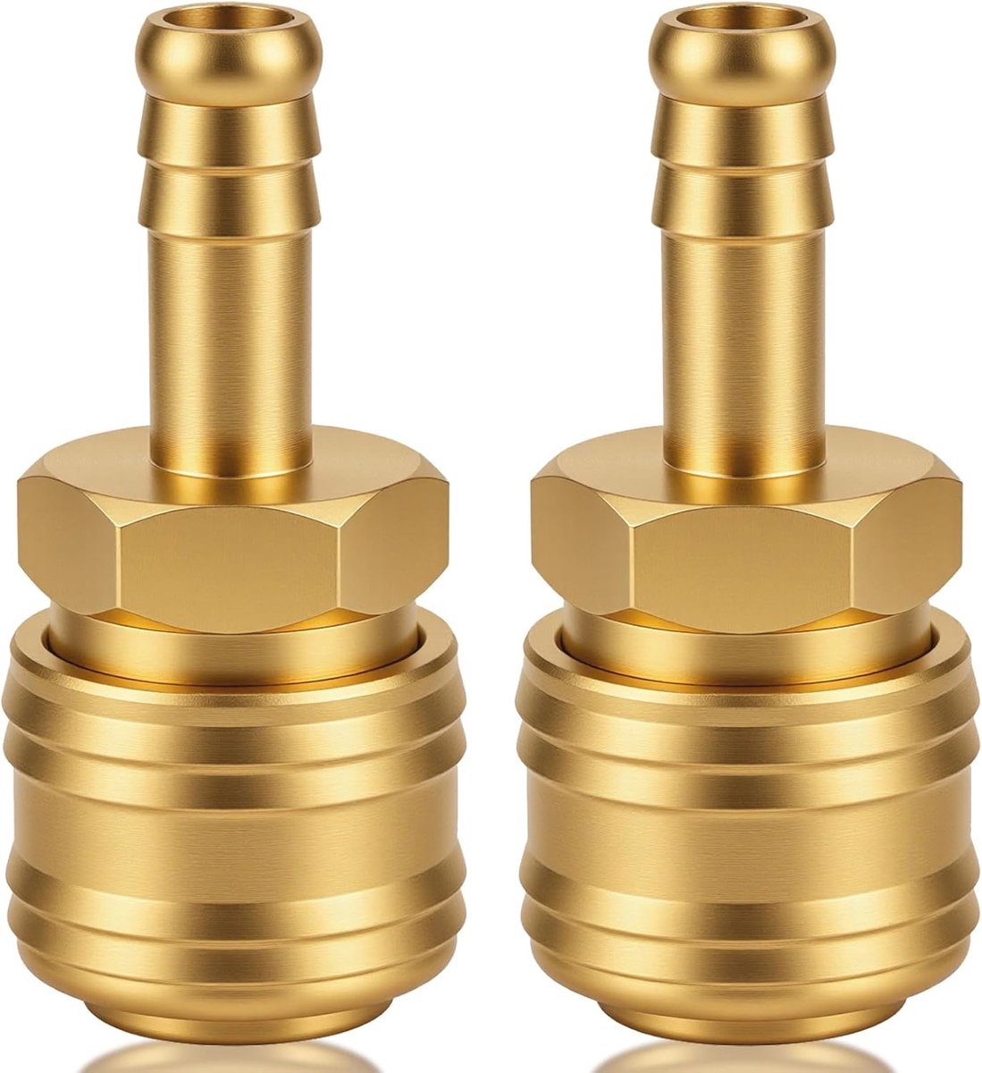 9 mm Messing Compressie Luchtkoppeling - NW7.2 Slangkoppeling voor Slangverbinding, Ventiel en Aansluitdoos