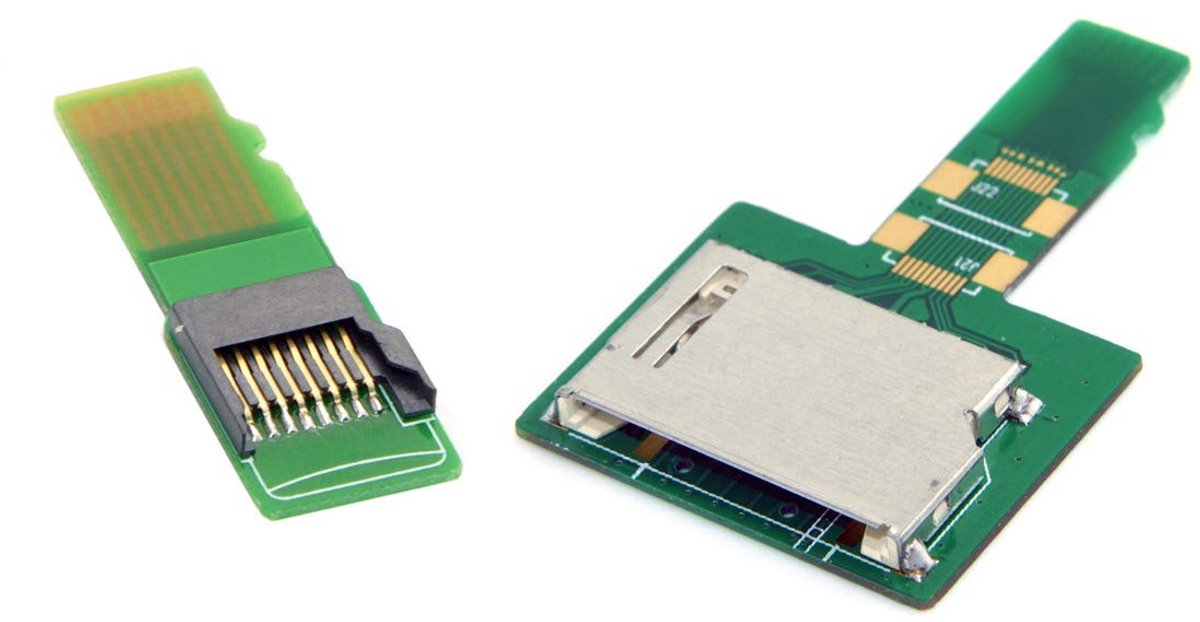 SnelShoppen - SD TF Kaart Socket Female naar Micro-SD TF Man Adapter Kit - Geheugenkaart Extensie en Test Tools - Inclusief TF/TF en TF/SD Adapter