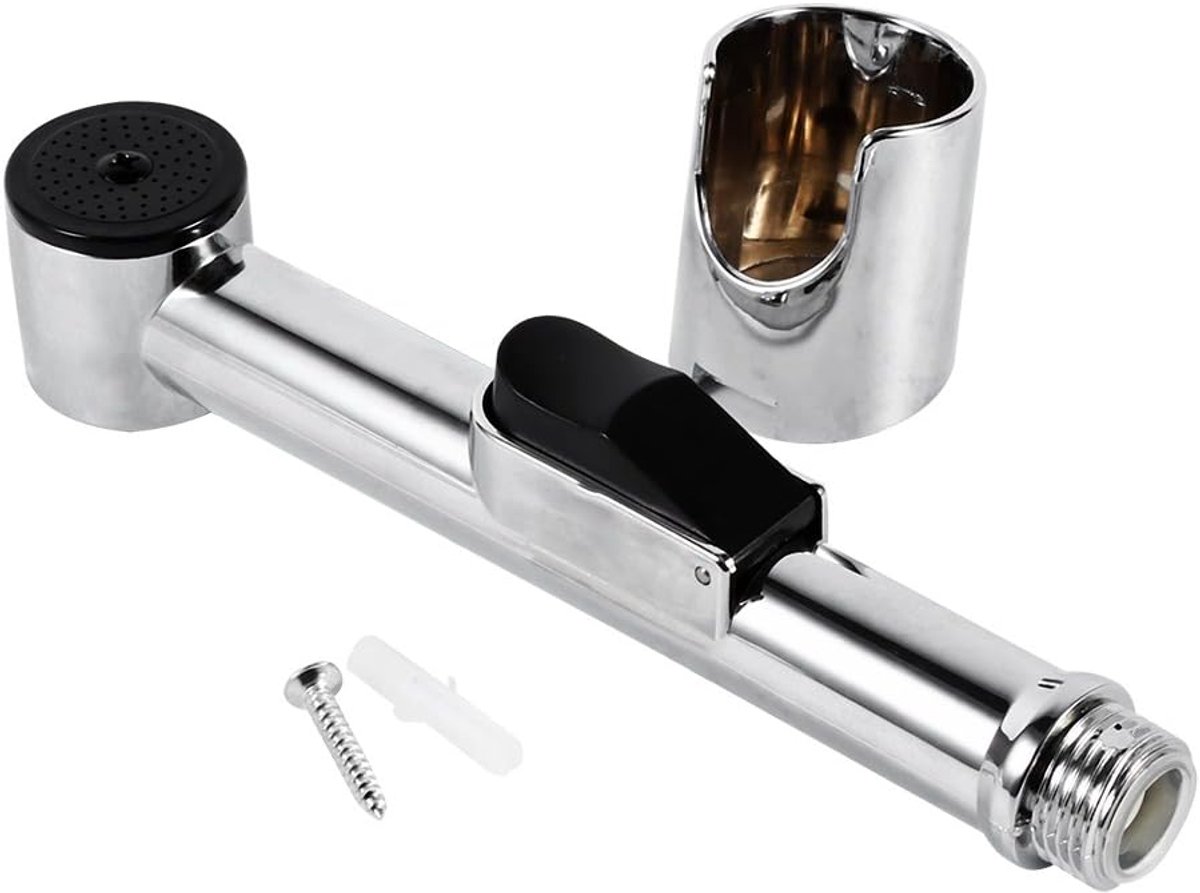 SnelShoppen - Handdouche Bidet Sprayer - Chrome Plated ABS, Handbidet voor Persoonlijke Hygiëne, Duurzaam en Krasbestendig, Ideaal voor Badkamer en Ke