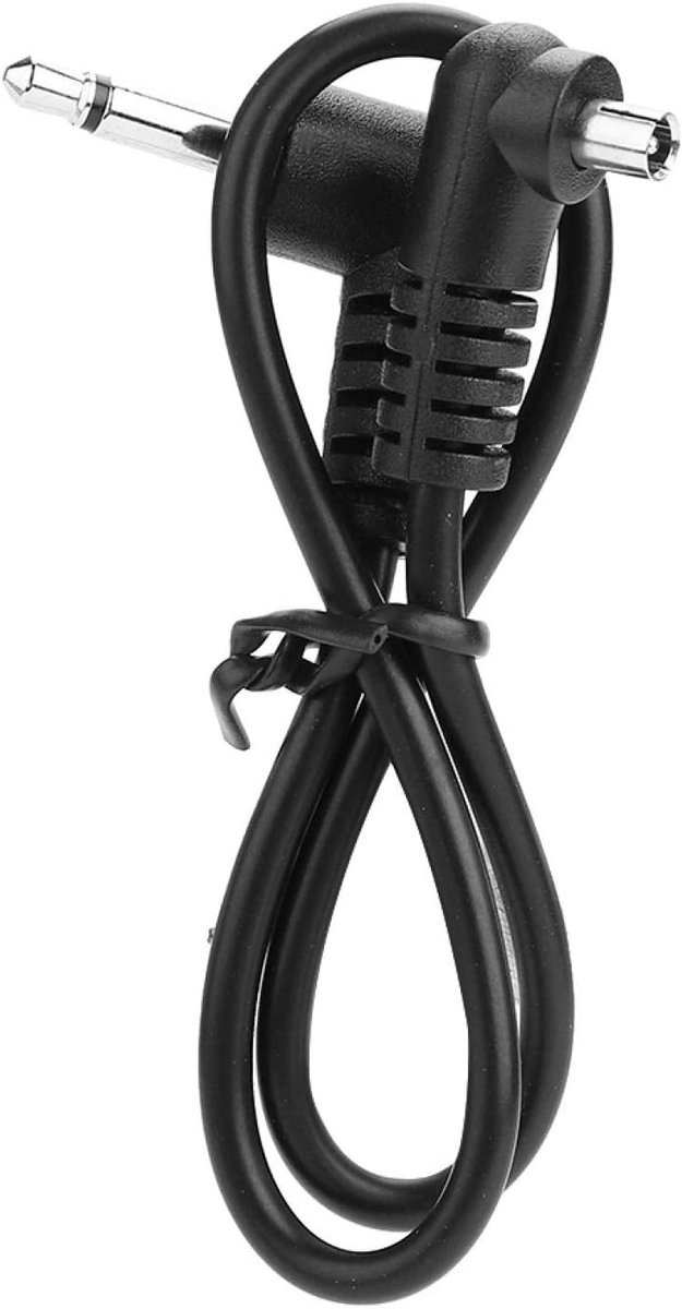 SnelShoppen - Flash Sync Kabel met Schroefvergrendeling naar Mannelijke Flits PC 3.5mm Jack Plug voor Trigger Ontvanger - Professionele Fotografie Acc