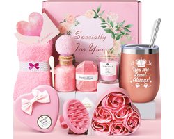 10-delige Wellness Cadeauset voor Vrouwen met Geïsoleerde Beker