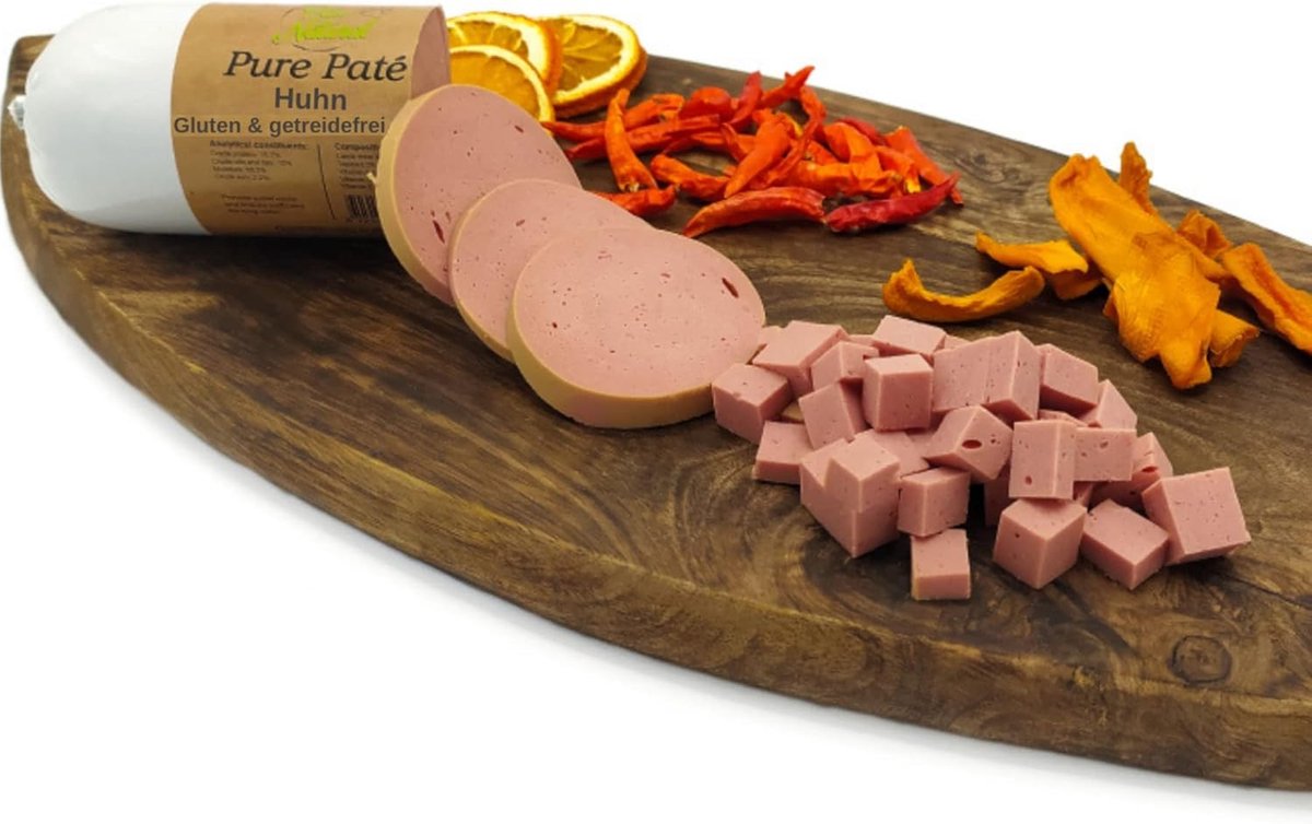 SnelShoppen - Kipworst Volledige Maaltijd 3x400g - 100% Natuurlijk, Graan- en Glutenvrij, Geen Conservanten, Intensieve Smaak voor Honden