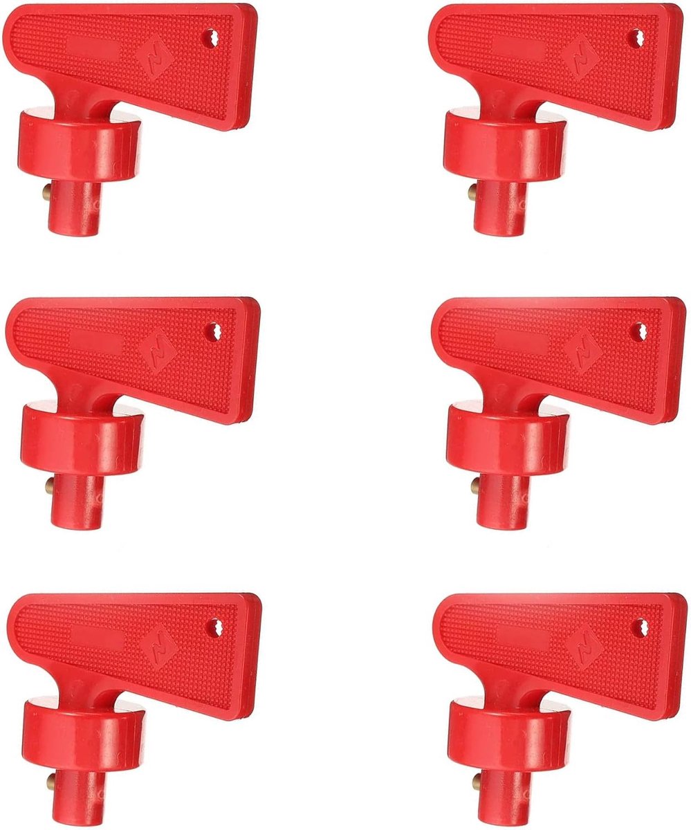Isolator, Battery Switch, Battery Wrench, Red, 12V/24V, Universal Switch for Car (#2) - ShopVlot