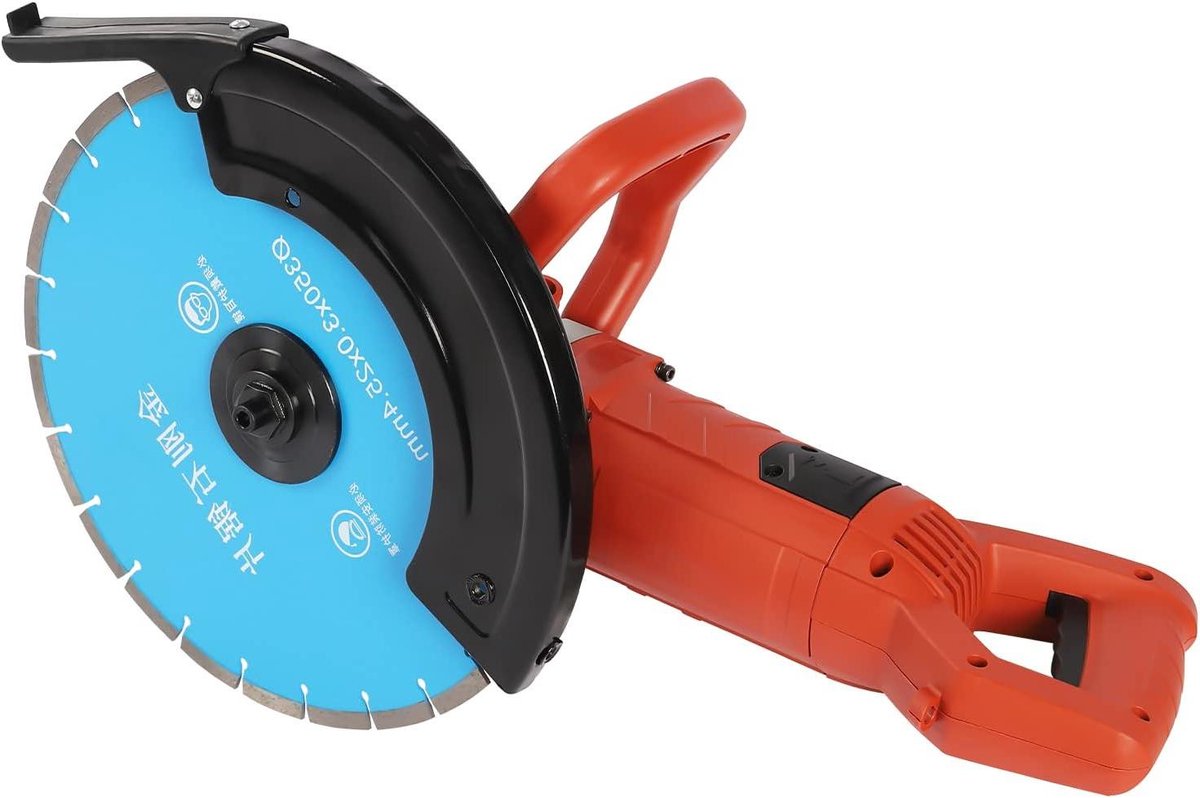 Wand Doorslijper - Sleufmachine Beton - Muren Zagen - Overbelastingsbeveiliging - 13.5 cm Diep - Rood