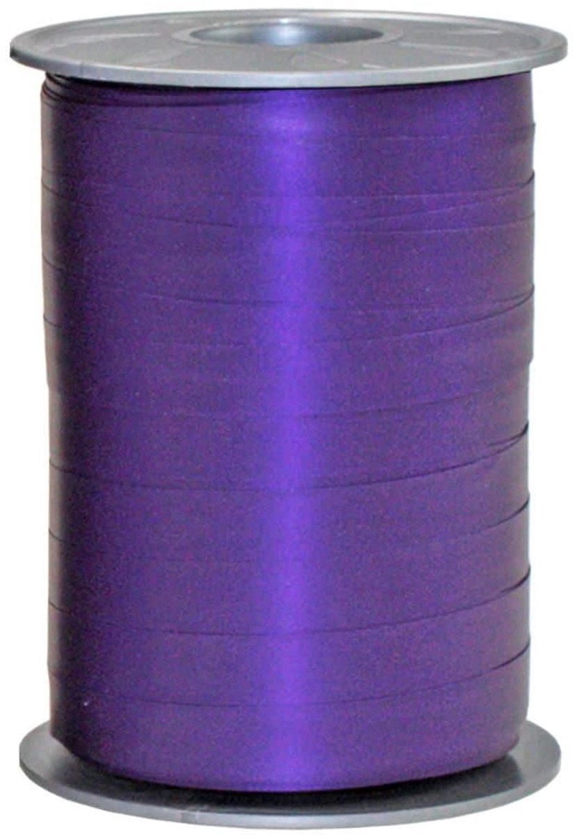 Krullint Paperlook Paars Mat – Cadeaulint - 10mm