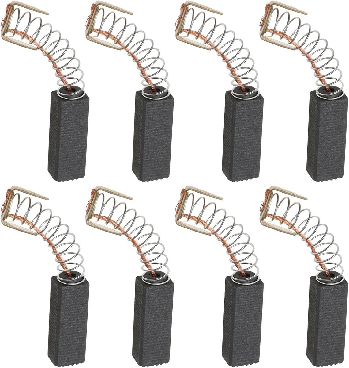 Carbonborstels 20x7x6mm - Geschikt voor cirkelzaag, stofafzuiger, boormachine - Betrouwbare motorprestaties - 8 Stuks - ShopVlot
