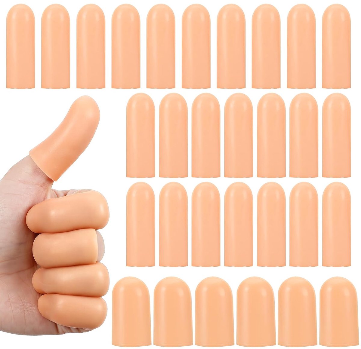 Vingerbescherming 30 Stuks - Siliconen - Waterdicht - Bescherming bij vingerblessures - ShopVlot