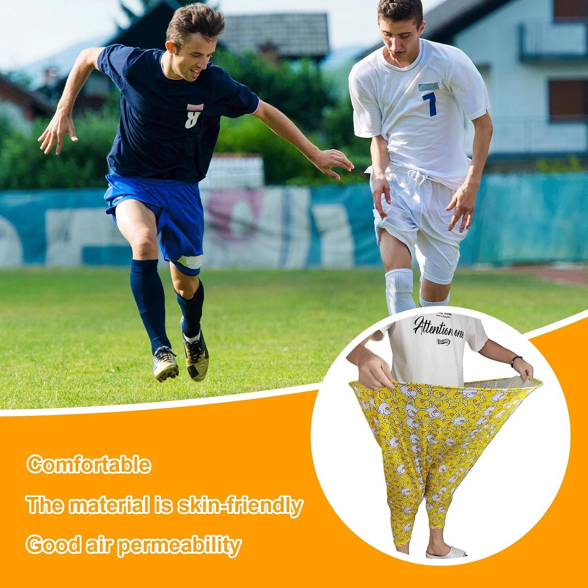 2 Pieces Granny Pants Patio Games Outdoor Throwing Games with 6× Jumping Balls and 1 × Balloon Pump, Oversized - ShopVlot