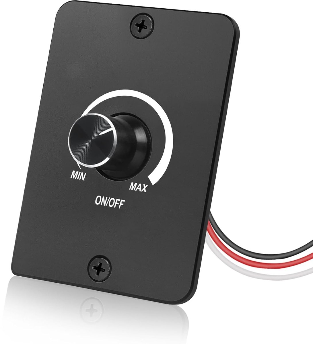 SnelShoppen - LED Dimmer 12V 5A, PWM Dimmer Regulator, 3 Draden Dimming Schakelaar voor LED Lampen, Traploze Helderheidsregeling voor Motorhome, Boot,