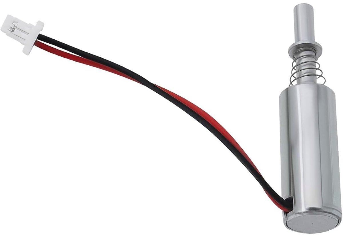 SnelShoppen - Mini Cilindrische Zuig Elektromagneet 12V - 8x34.5x2.9mm - Micro Magnetische Suction voor Electromagnetische Lock, Relay en Automatiseri