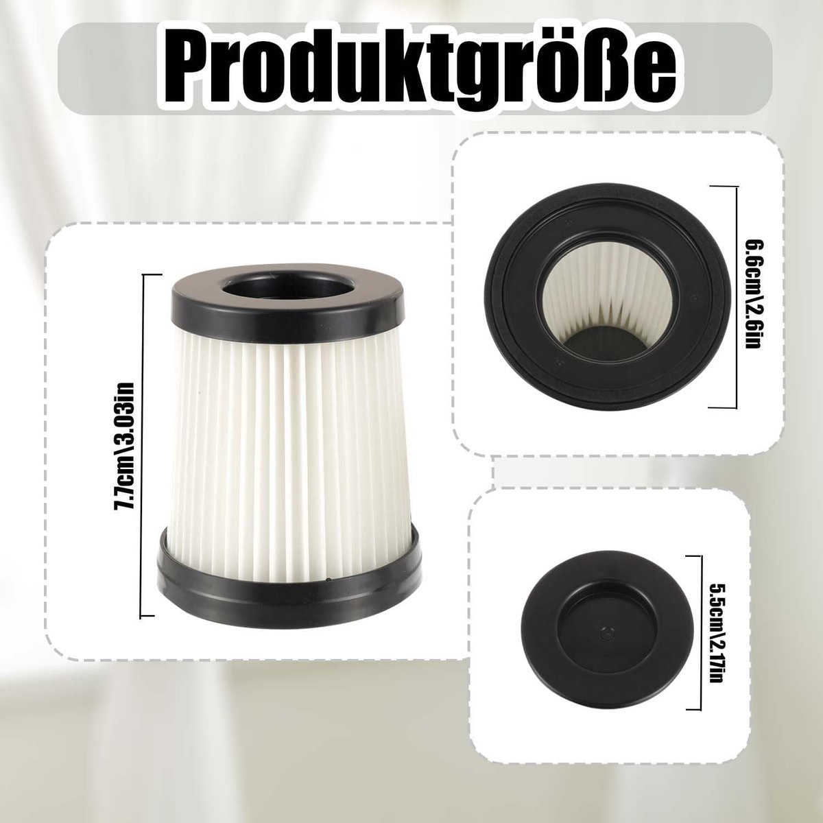 CDDCWZ 4 HEPA filters voor Lubluelu 202 Fabuletta FSV001 FSV101 - ShopVlot