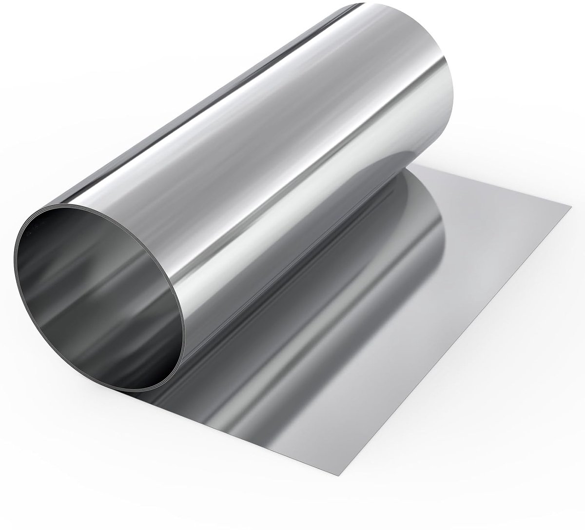 RVS Plaat Film 0.3 x 200 x 1000 mm - 304 RVS - Roest- en corrosiebestendig - Ideaal voor machine reparatie - SnelShoppen