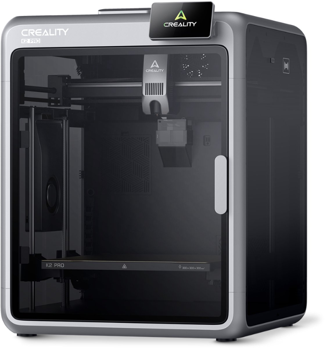 Creality K2 Pro 3D Printer – Multicolour Print – 600 mm/s Topsnelheid – Dual AI-Camera – Automatische Leveling – WiFi & App – 300 × 300 × 300 mm – Direct Printklaar