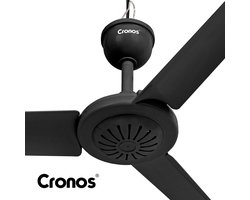 Cronos FC11-70 - Plafondventilator - Ø 70 cm - Met afstandsbediening - Zwart
