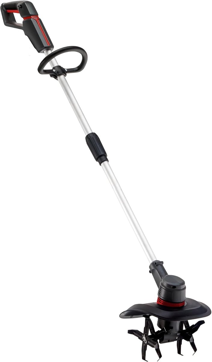 Grondfrees - Tuinfrees - Bodem Voorbereiden - Draadloze Vrijheid - 20 cm Werkbreedte - Zwart