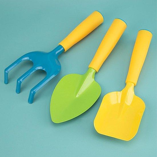 Kindertuingereedschap Set - Buiten Speelgoed - Tuinieren en Spelen - Veilig en Duurzaam - 10 Delig - Multicolor — afbeelding 3