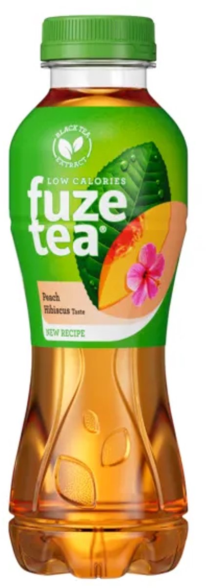 Fuze Tea | Black Tea | Peach Hibiscus | Pet | 12 x 40 cl