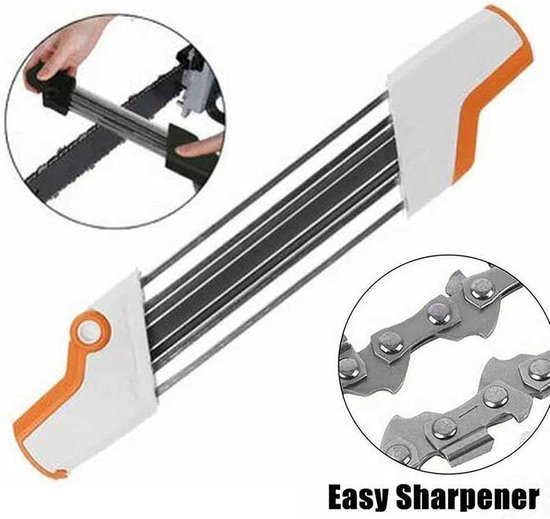 Kettingzaag Slijper - Slijpset - Kettingen Scherp Maken - Lichtgewicht Draagbaar - 38x6 Cm - Zilver — afbeelding 5