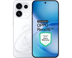 OPPO Reno16 5G 8+512GB Wit - Extra Garantie
