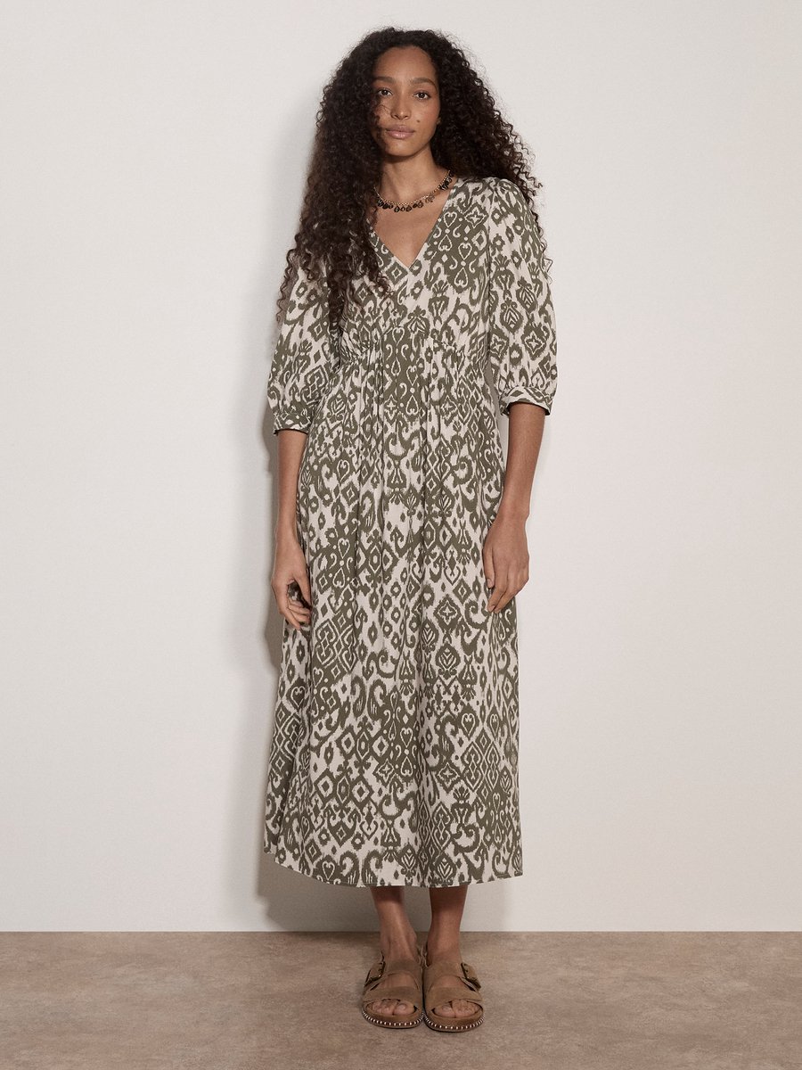 Tapestry Ikat Midi-jurk