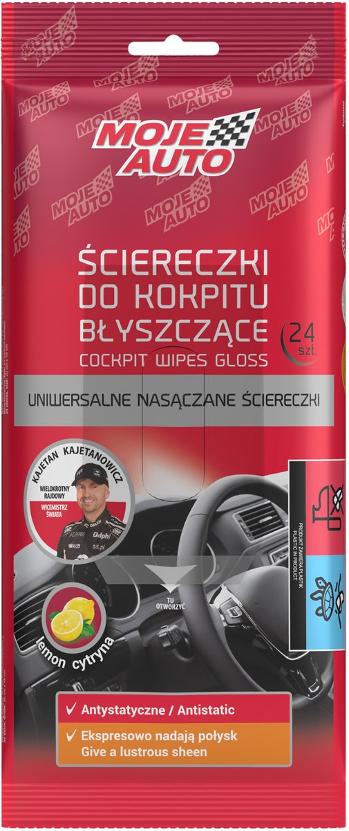 Moje Auto - Serie - Glanzende Dashboarddoekjes - Citroen - 24 stuks
