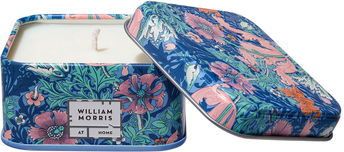William Morris At Home - Beautiful Sleep Geurkaars | Lavendel, Cederhout, Koriander & Vetiver | 90 g