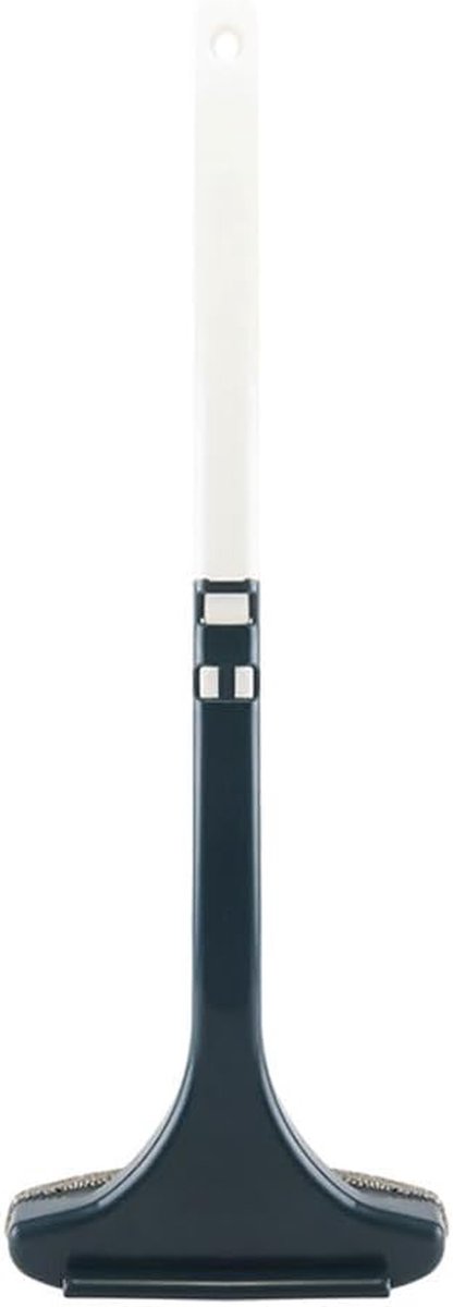 Glazen ruitenreiniger - Vensterborstel Schoonmaker - Ramen Schoonmaken - Dubbelzijdige borstelkop - 16 cm - Wit Groen