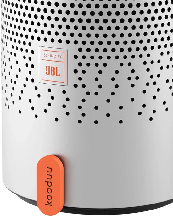 Kooduu Serena Play - Draabare Speaker Lamp - Krachtig Geluid - Dimbaar Licht - Frosted Silver van Kooduu — afbeelding 5