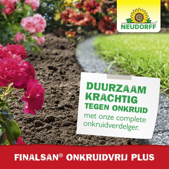 Neudorff Finalsan Onkruidvrij Plus - 500ml Onkruidbestrijding Concentraat voor maximal 90 m² - Onkruidverdelger tegen onkruid, zevenblad, mos en algen - Onkruidbestrijdingsmiddel voor gazon van Merkloos	 — afbeelding 5