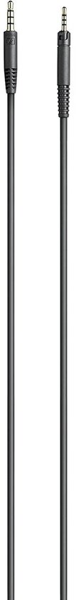 Afneembare audio kabel met 3.5mm en 6.3mm aansluitingen.