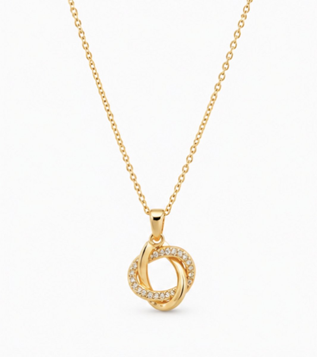 Luxe ketting - verguld - Stijlvolle ketting - Goudkleurig - Roestvrijstalen -Cadeau Voor Vrouwen- cadeau -Valentijn - Liefde - Verrassing