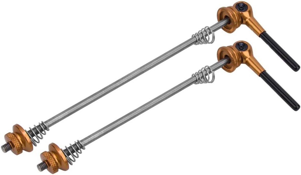 Aluminium Quick Release voor Achterwiel, Set van 2, Geschikt voor Mountainbike en Racefiets, Lichtgewicht en Duurzaam