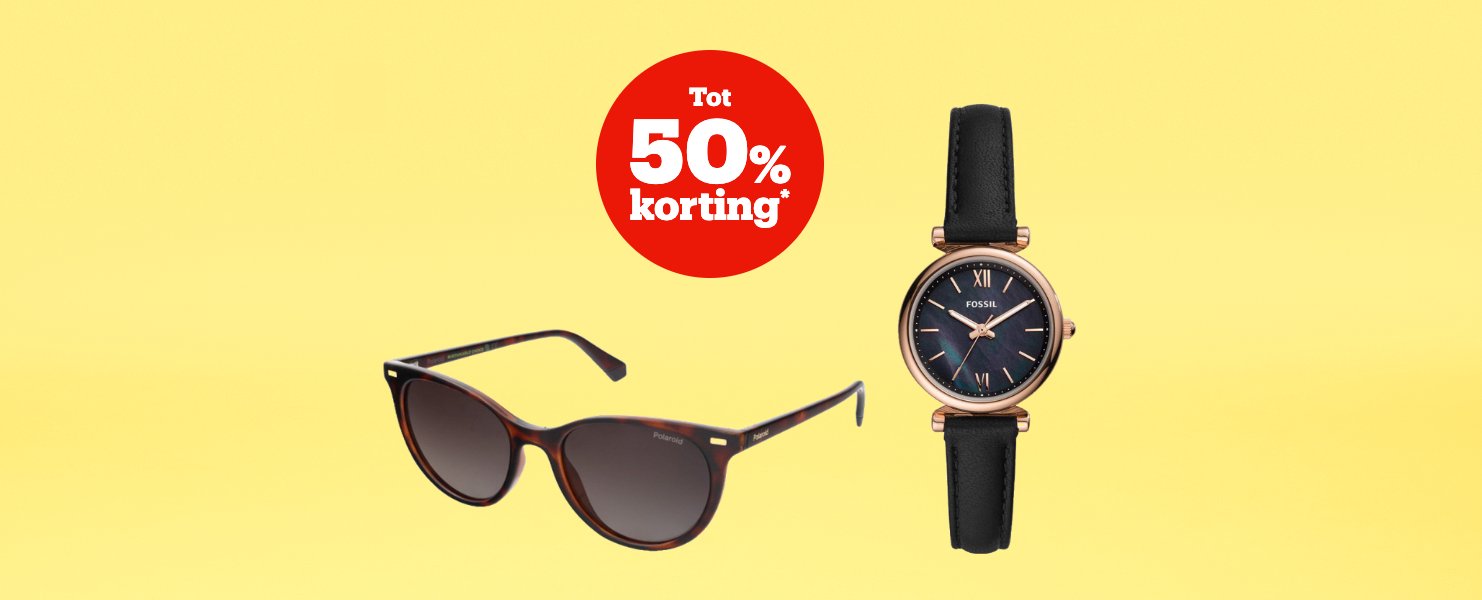 Tot 50% korting*