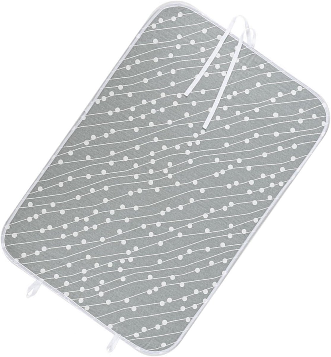 Strijkmat - Isolatiekussen - Kleding Strijken - Warmte Vasthoudend - 72x72 cm - Lichtgrijs