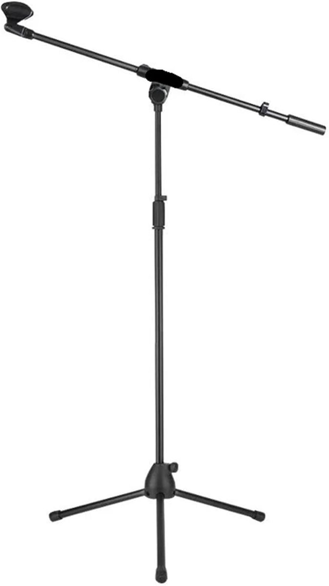Microfoon Stand - Podium Statief - Studio Opnames - Stabiele Basis - 10 x 10 x 10 mm - Zwart