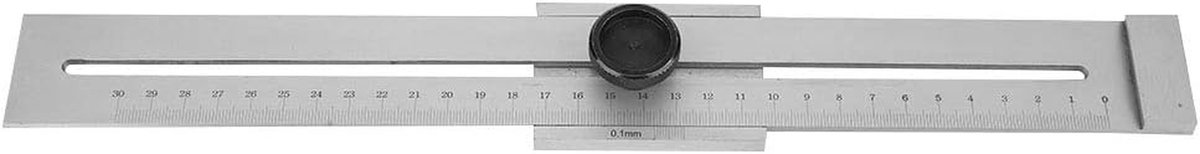 Parallelle liniaal 0-300 mm roestvrij staal Scriber - markeringsmeter houtbewerking meetgereedschap .