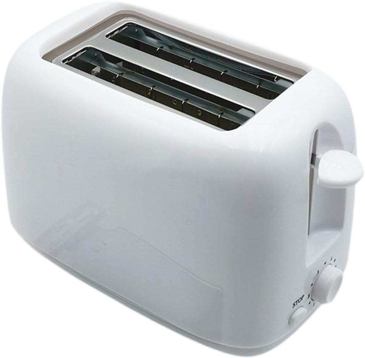 Ontbijtmachine Broodrooster Keukenapparaat Warmhoud Snel Ontbijten Automatisch Gelijkmatig 27 x 15 x 18 cm Wit