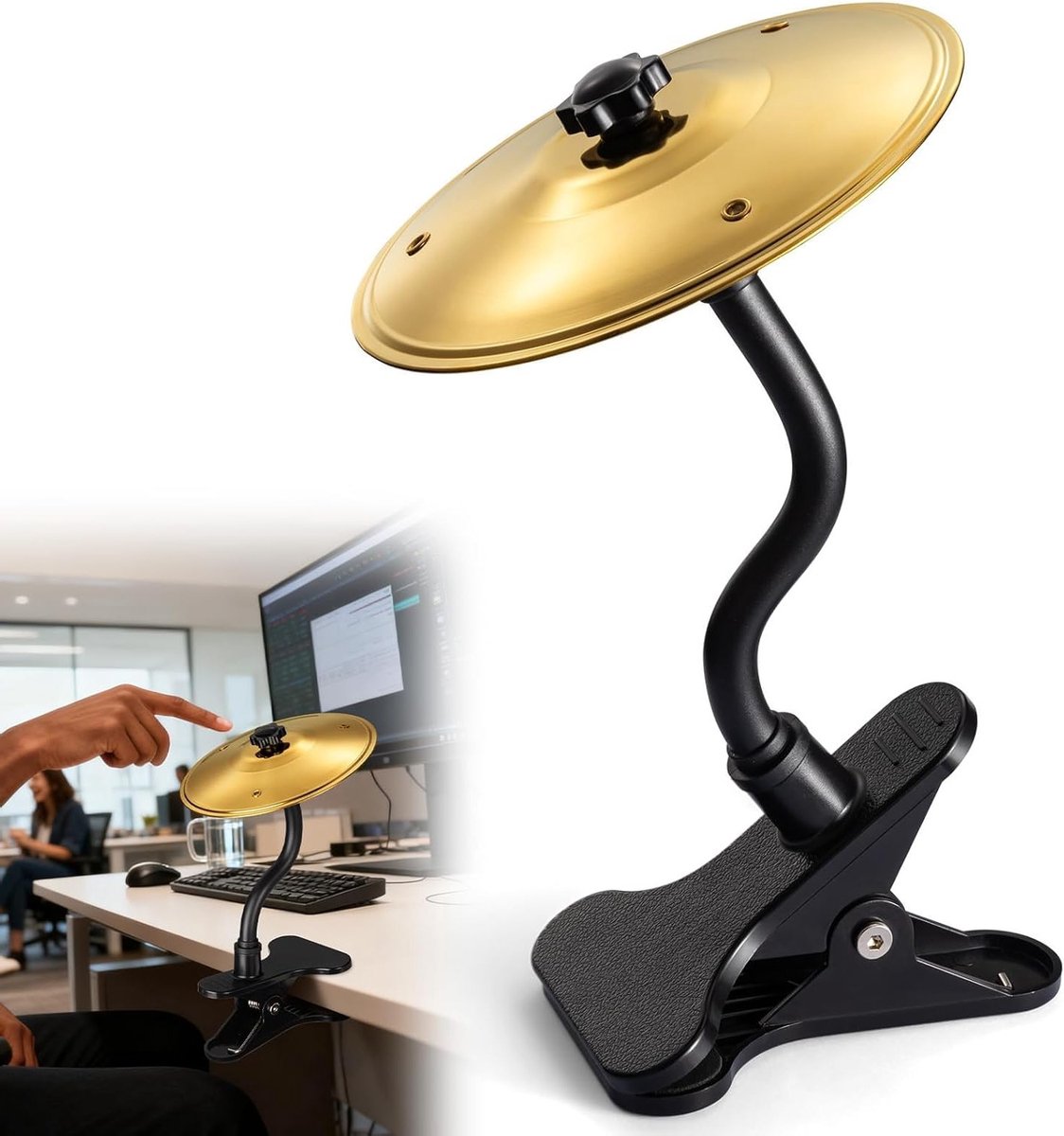 Mini Drum Kit voor Bureau en Auto, Schattige Desk Gadget voor Ontspanning en Cadeau Decoratie, Perfect voor Muziekliefhebbers