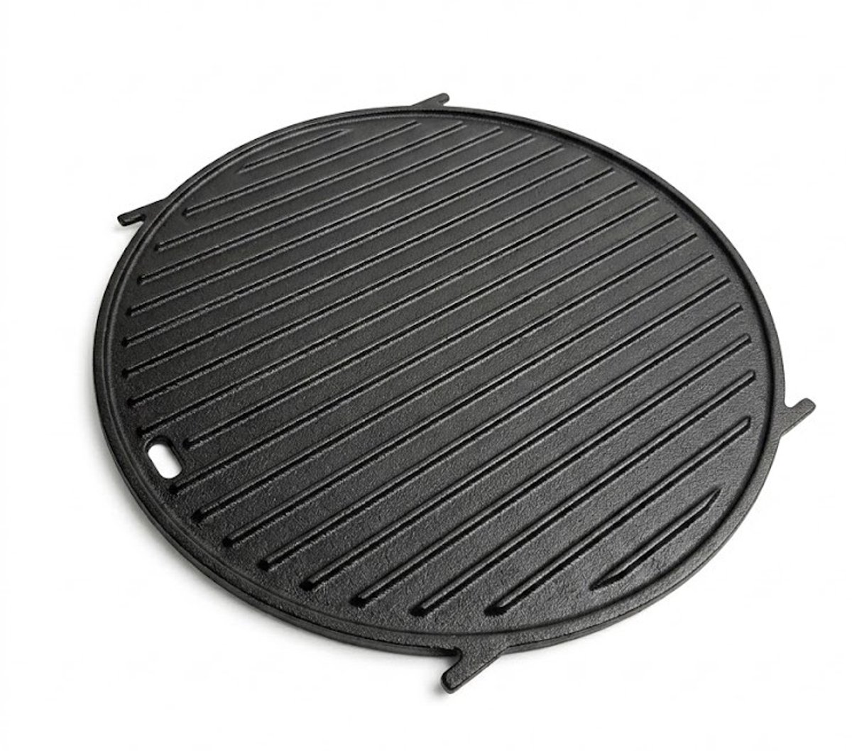 Gietijzeren-Grillplaat-voor de Weber 57- plancha Ø 30 cm-gourmet bbq systeem - compatibel met oa Weber GBS systeem